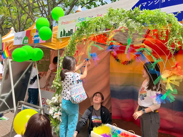 東京レインボープライド2024の会場風景