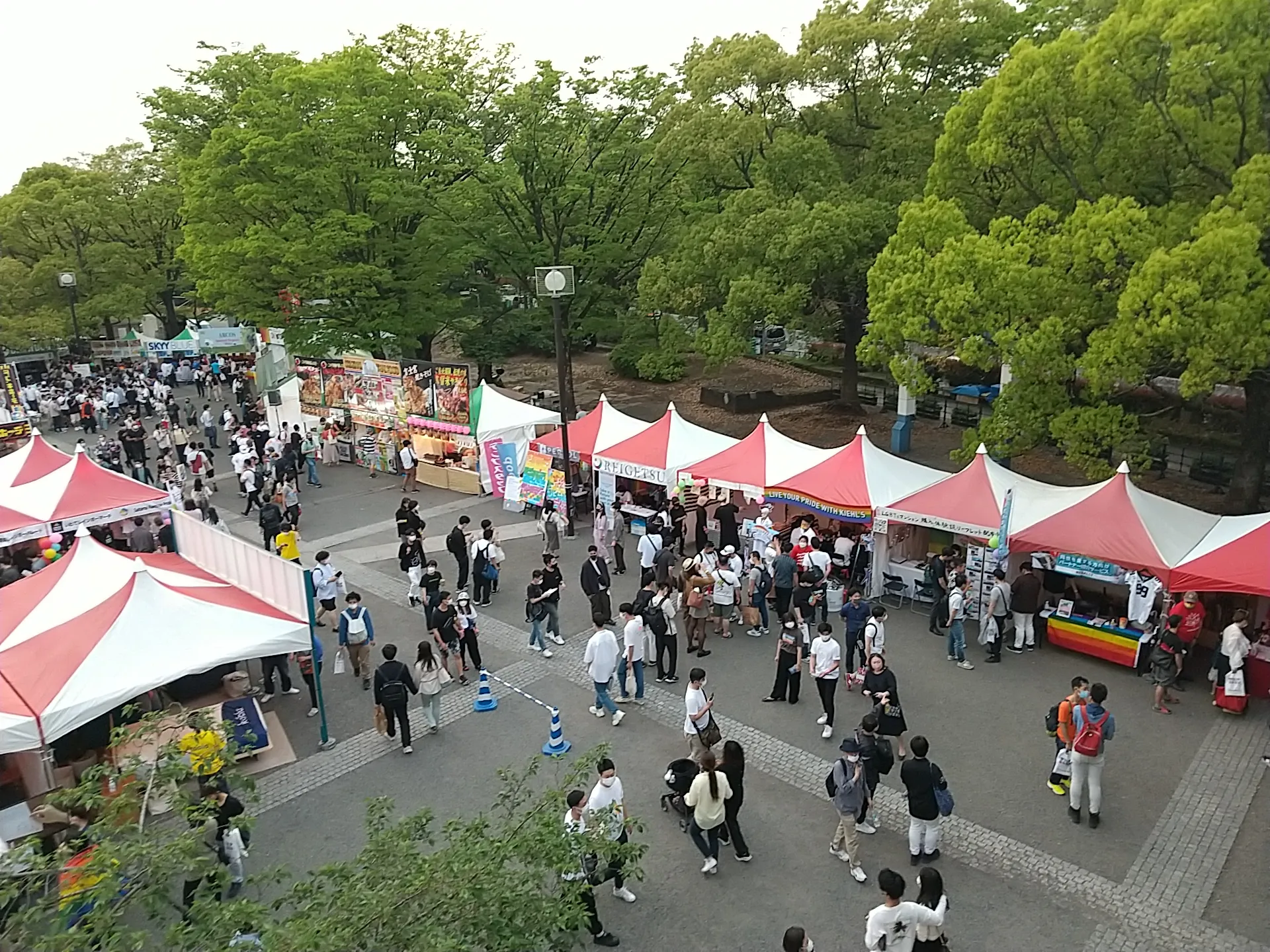 東京レインボープライド2022の会場風景