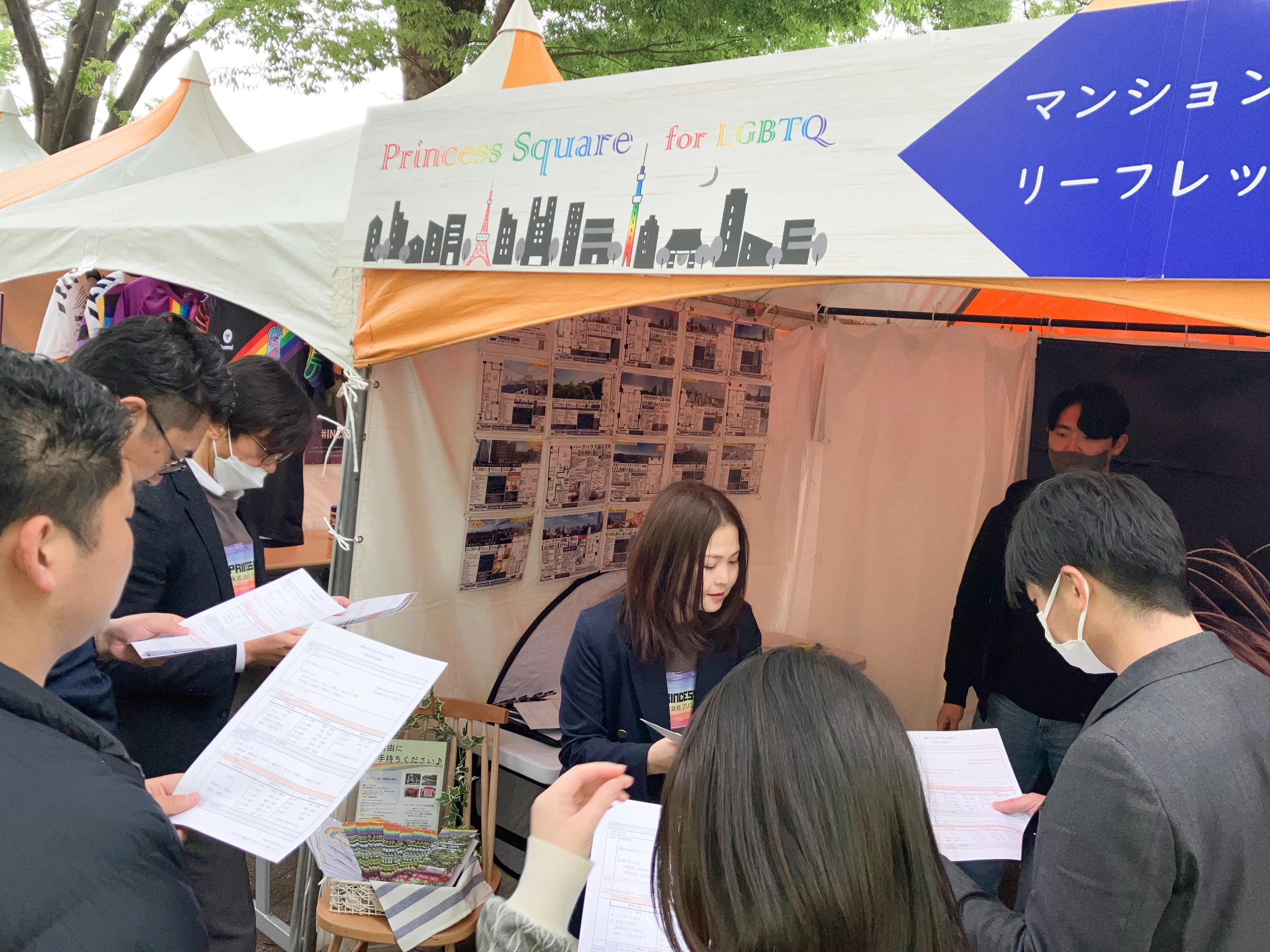 東京レインボープライド2023の会場風景