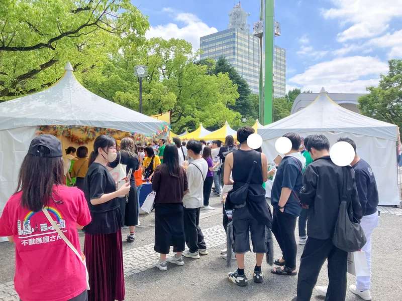 Tokyo Pride 2026の会場風景